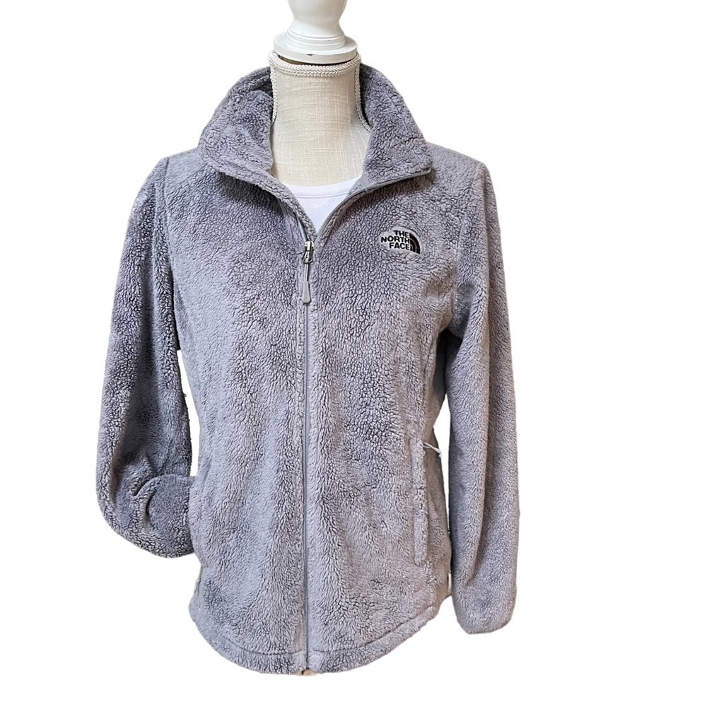 The North Face Silver Full Zip Osito 2 Fleece Jacket Size:‎ M